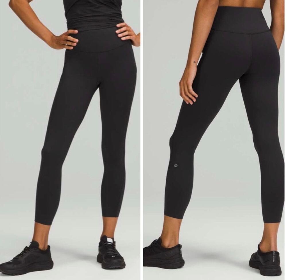 Lululemon Base Pace High-Rise Tight 25" in Black | Womens Size 8 W5DKNS